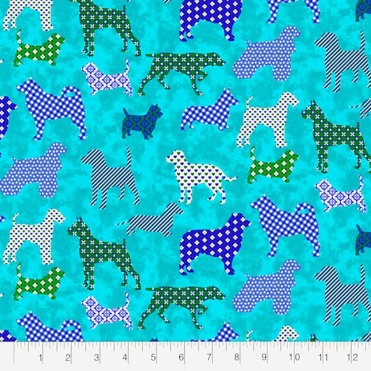 Fabric Editions Puppy Pals Cotton Fabric